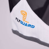 FlyGuard by Shires Masque Anti-Mouches Pro Sun Shade avec Oreilles Blanc
