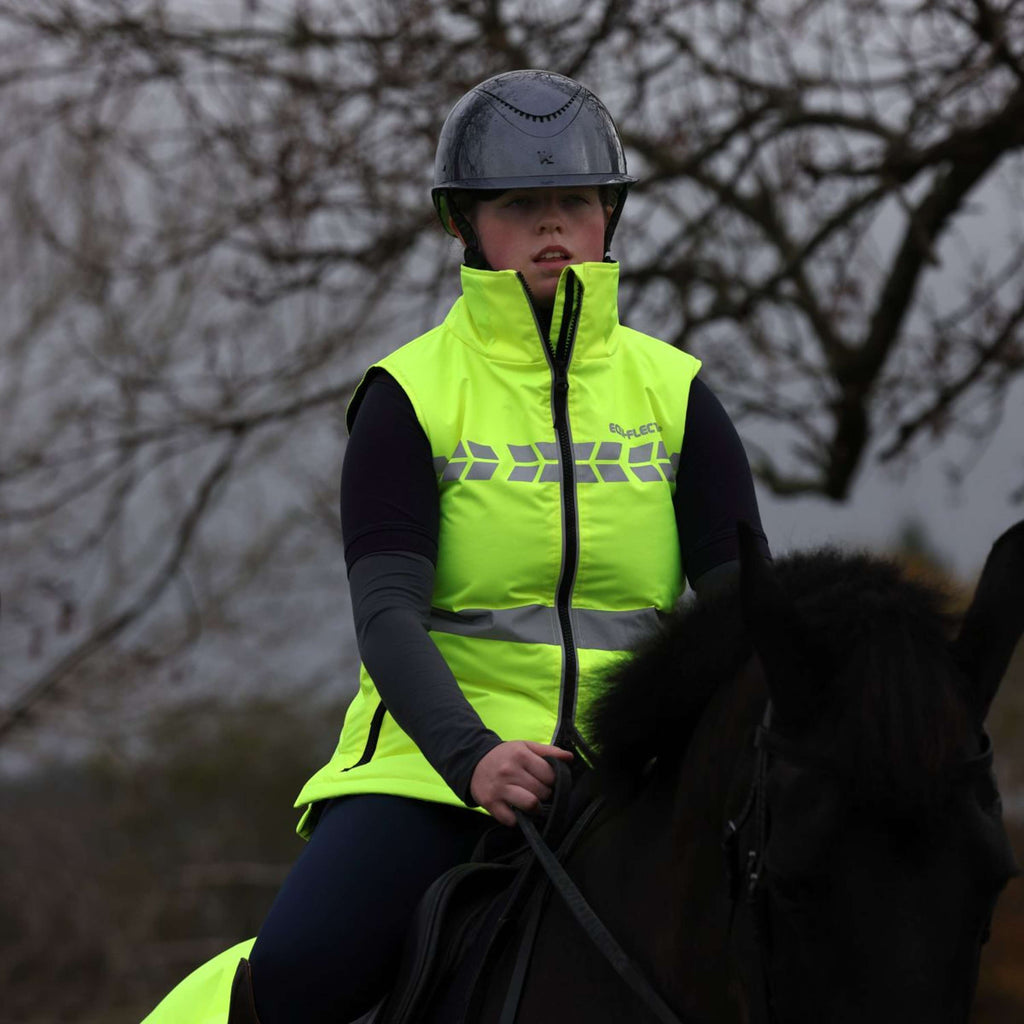 Equi-Flector by Shires Gilet Réfléchissant Jaune