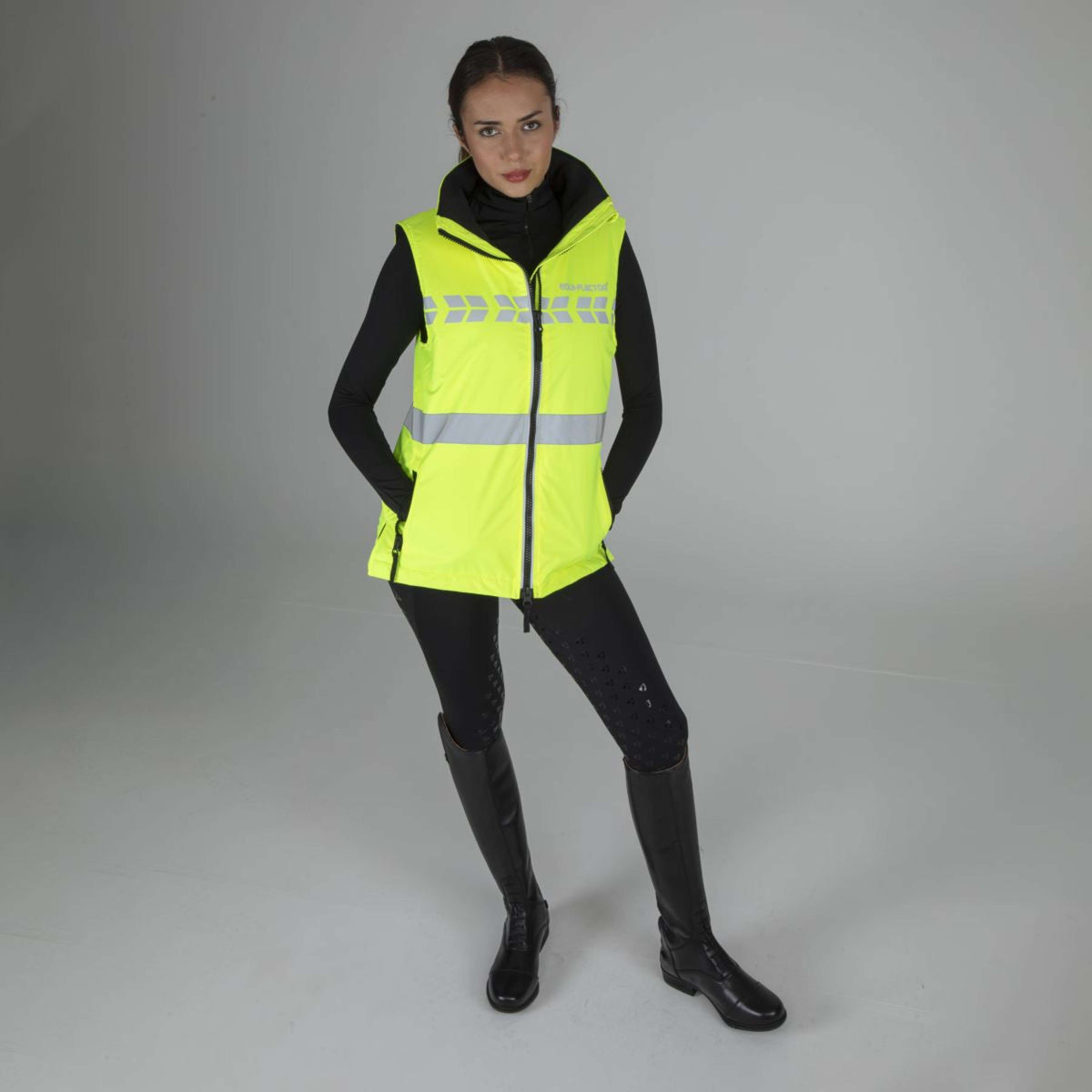 Equi-Flector by Shires Gilet Réfléchissant Jaune