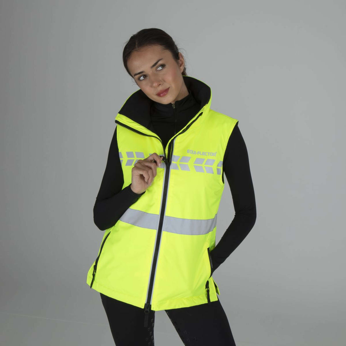Equi-Flector by Shires Gilet Réfléchissant Jaune