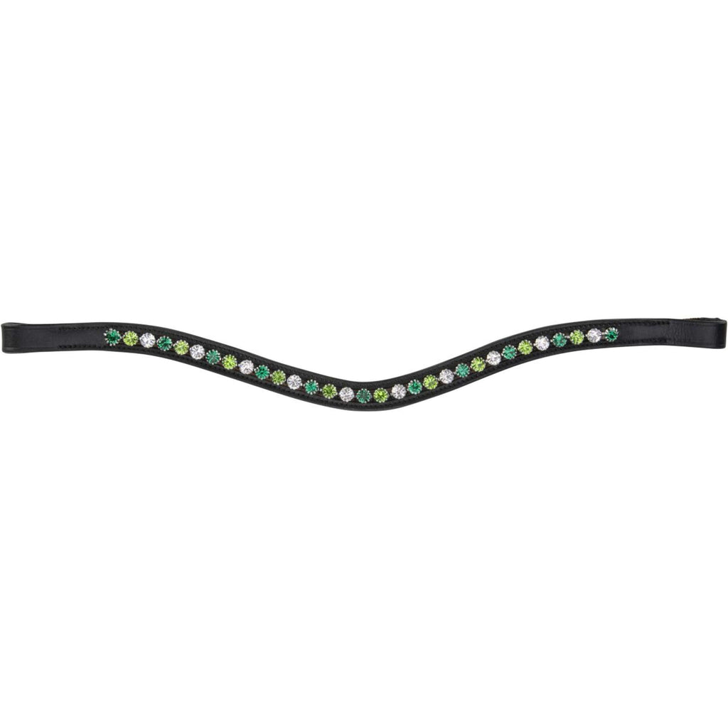 Velociti by Shires Frontal GARA Green Diamante Noir
