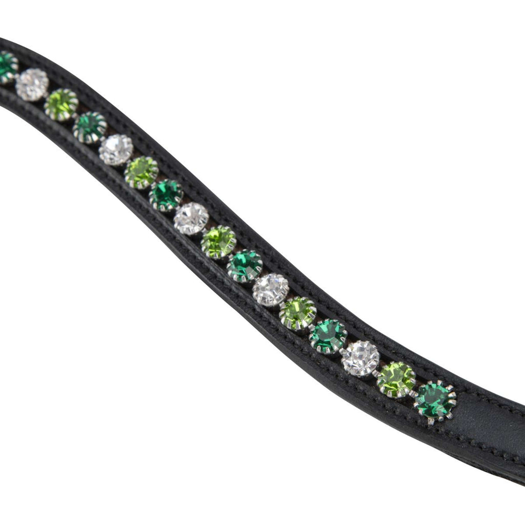 Velociti by Shires Frontal GARA Green Diamante Noir