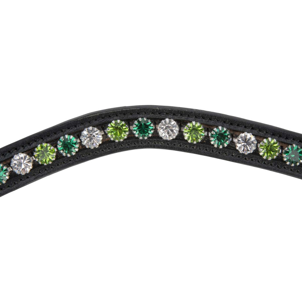 Velociti by Shires Frontal GARA Green Diamante Noir