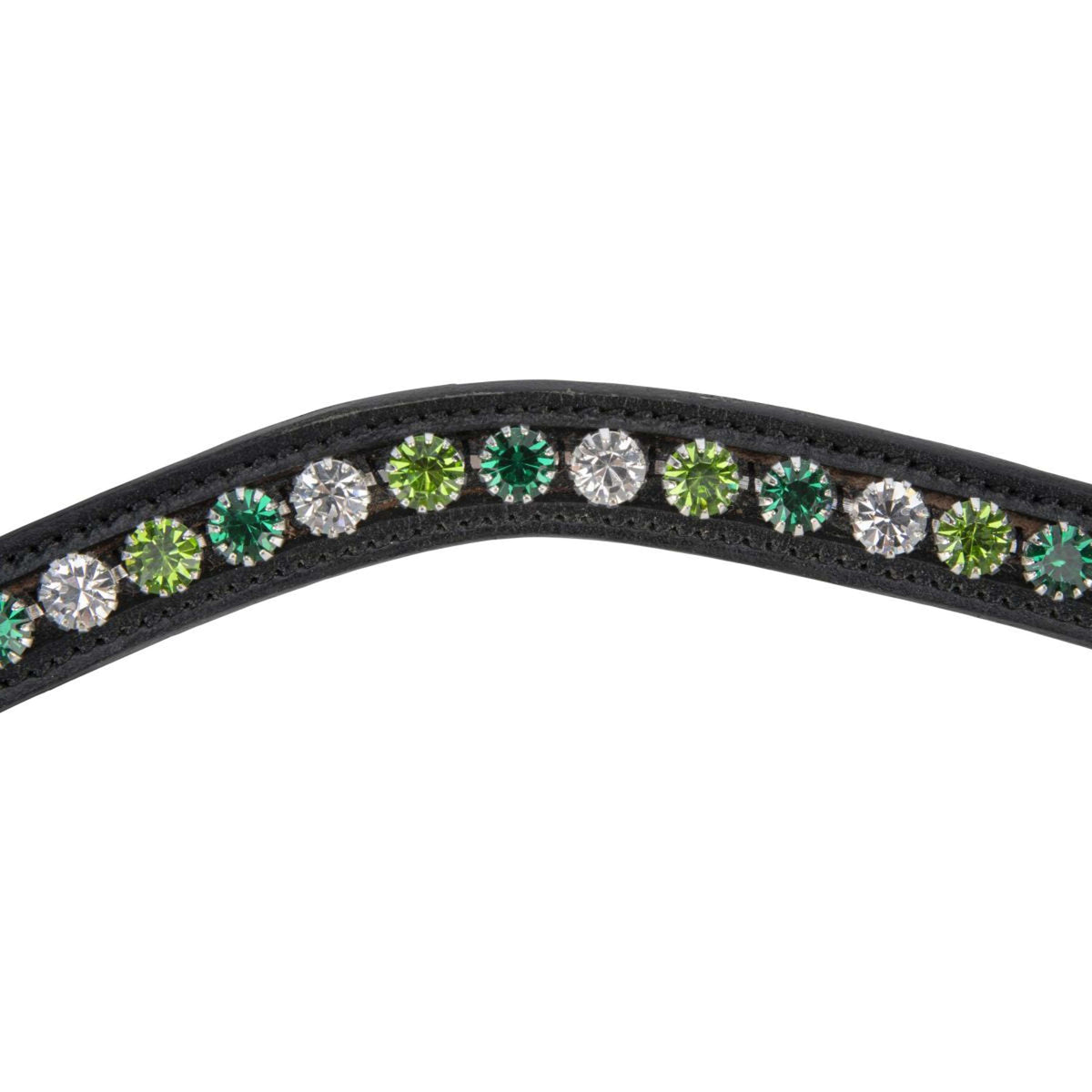 Velociti by Shires Frontal GARA Green Diamante Noir