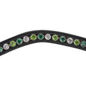 Velociti by Shires Frontal GARA Green Diamante Noir