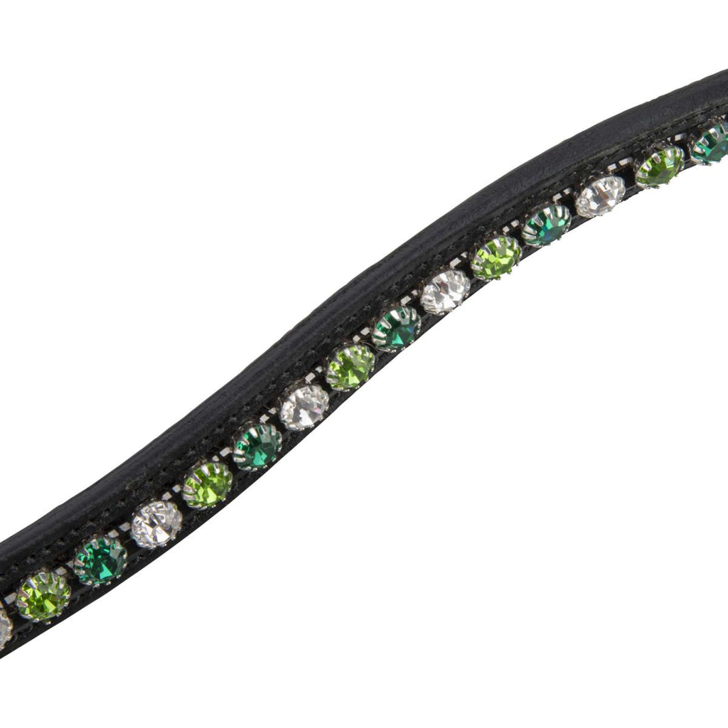 Velociti by Shires Frontal GARA Green Diamante Noir
