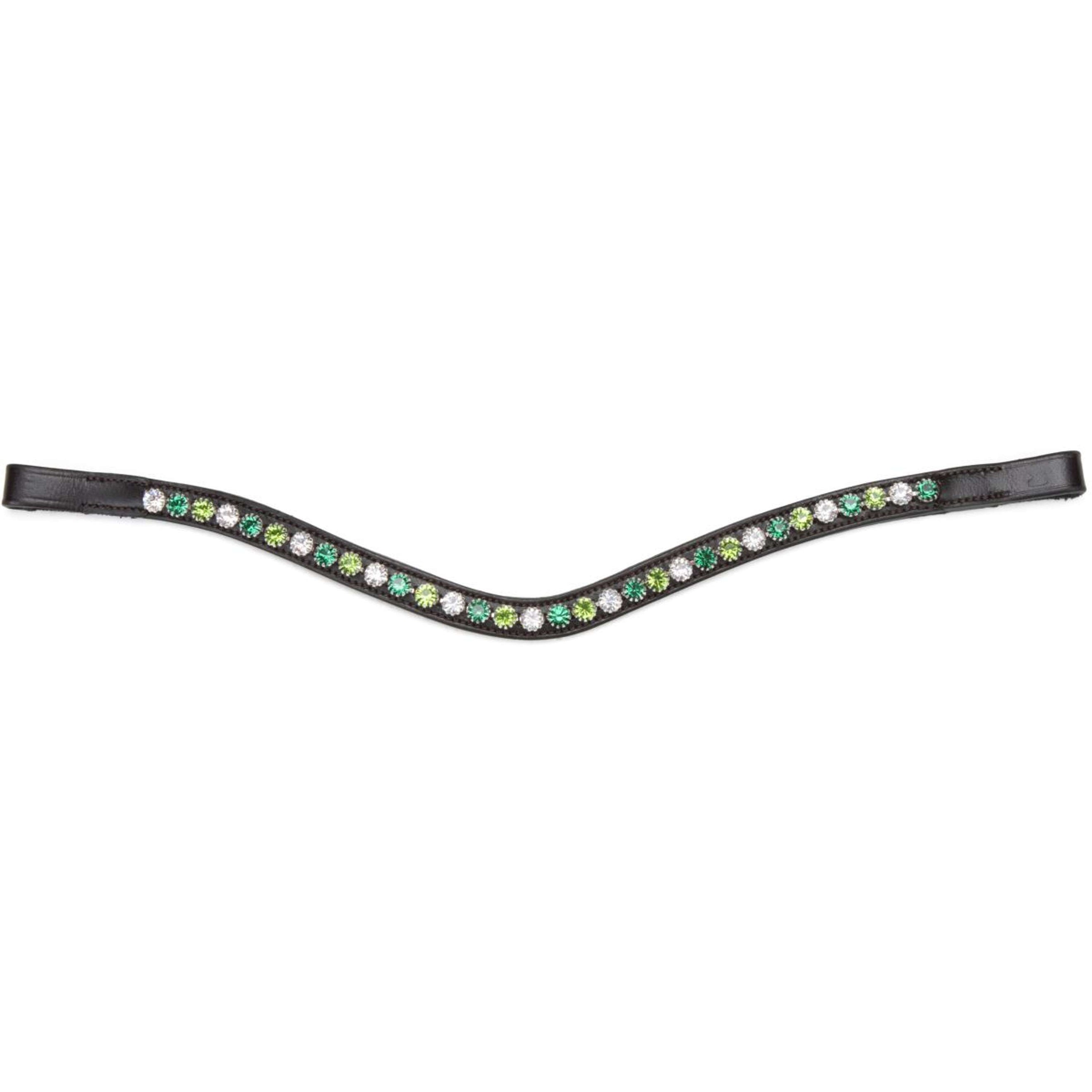 Velociti by Shires Frontal GARA Green Diamante Havane