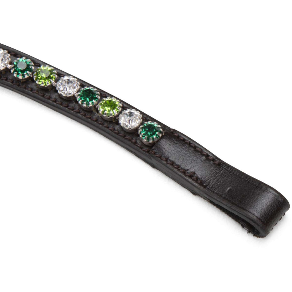 Velociti by Shires Frontal GARA Green Diamante Havane