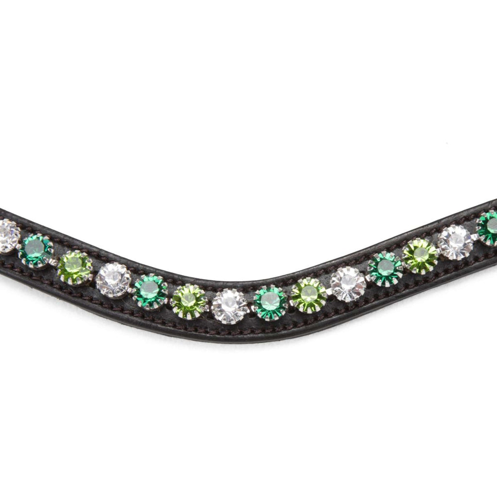 Velociti by Shires Frontal GARA Green Diamante Havane