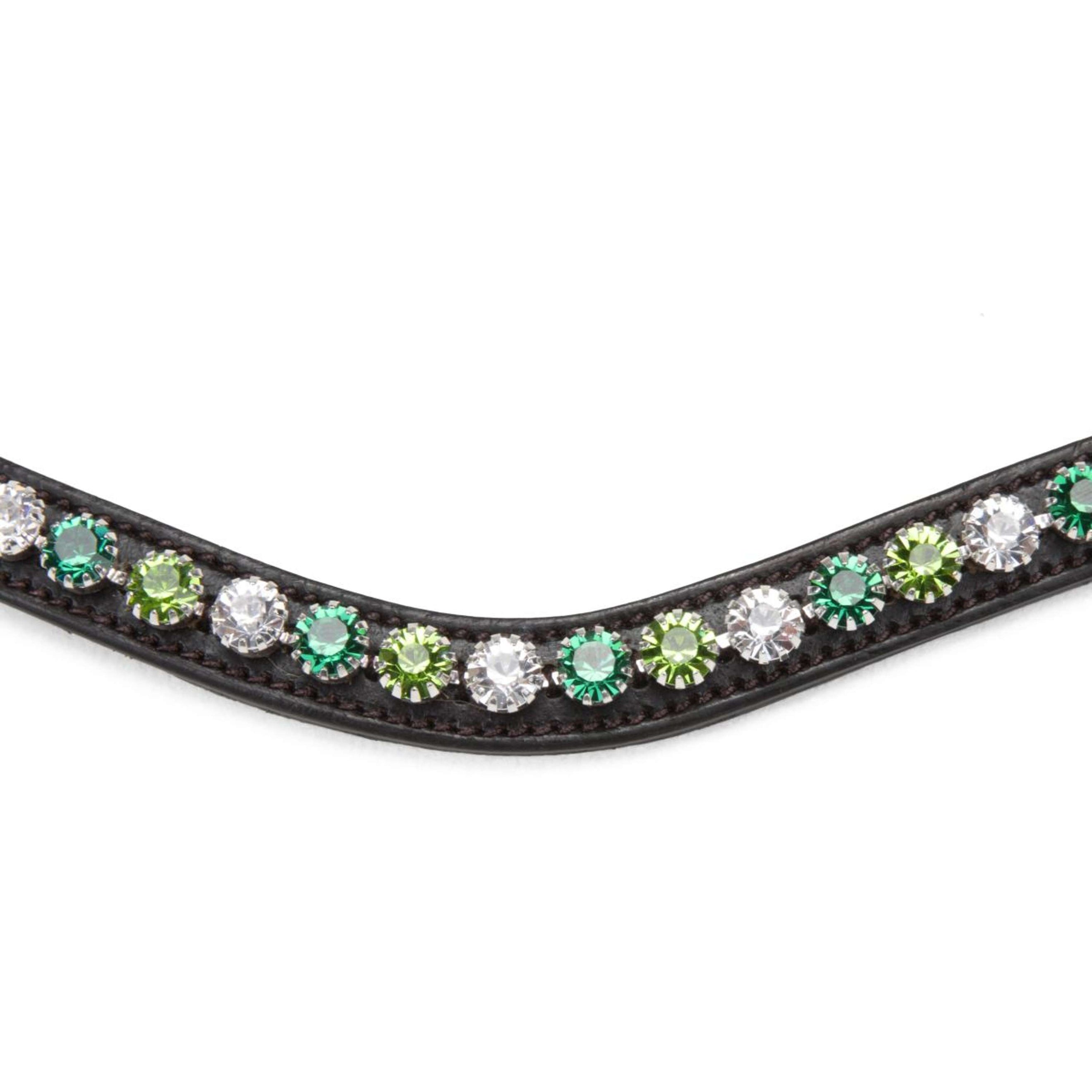Velociti by Shires Frontal GARA Green Diamante Havane