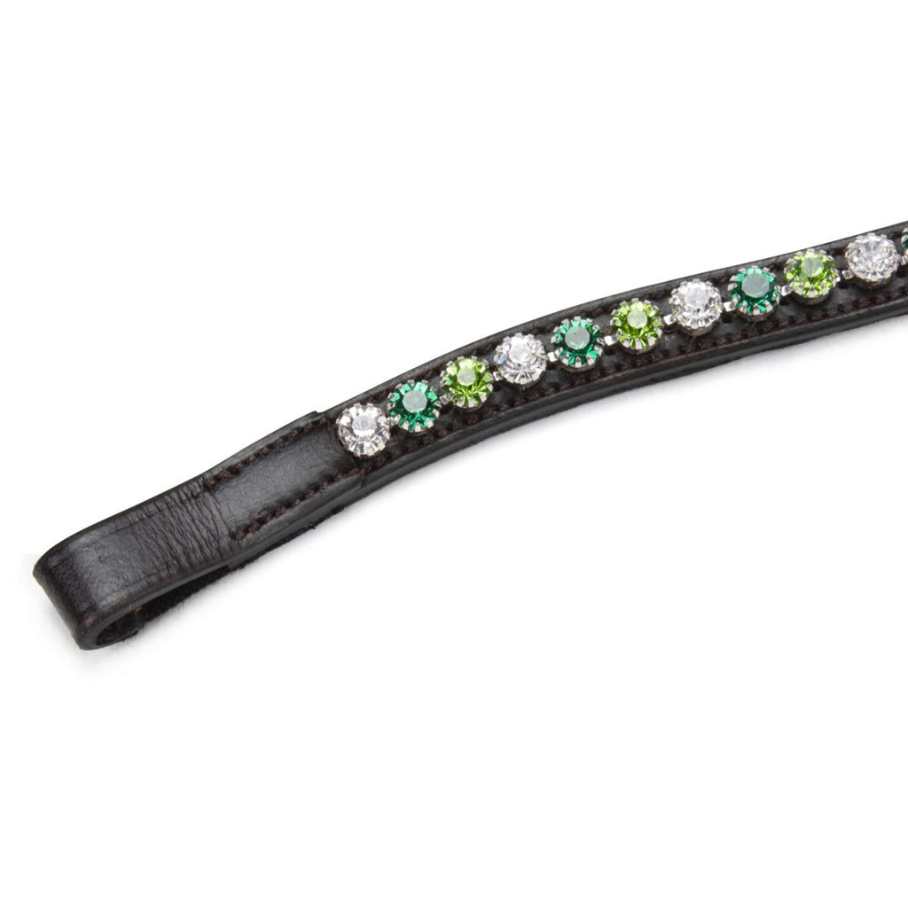 Velociti by Shires Frontal GARA Green Diamante Havane