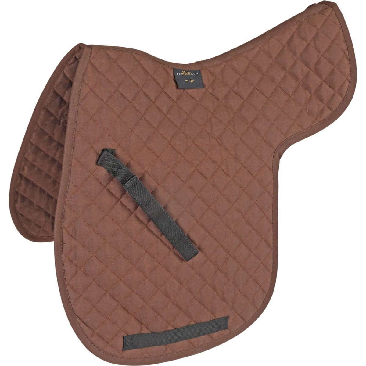 Performance Tapis de Selle Lite Forme de Selle Marron