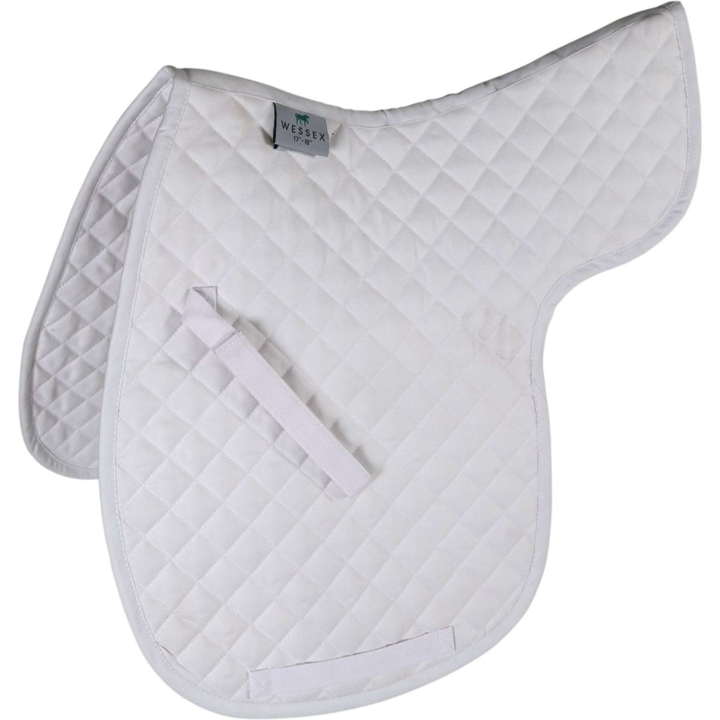 Performance by Shires Tapis de Selle Lite Forme de Selle Blanc