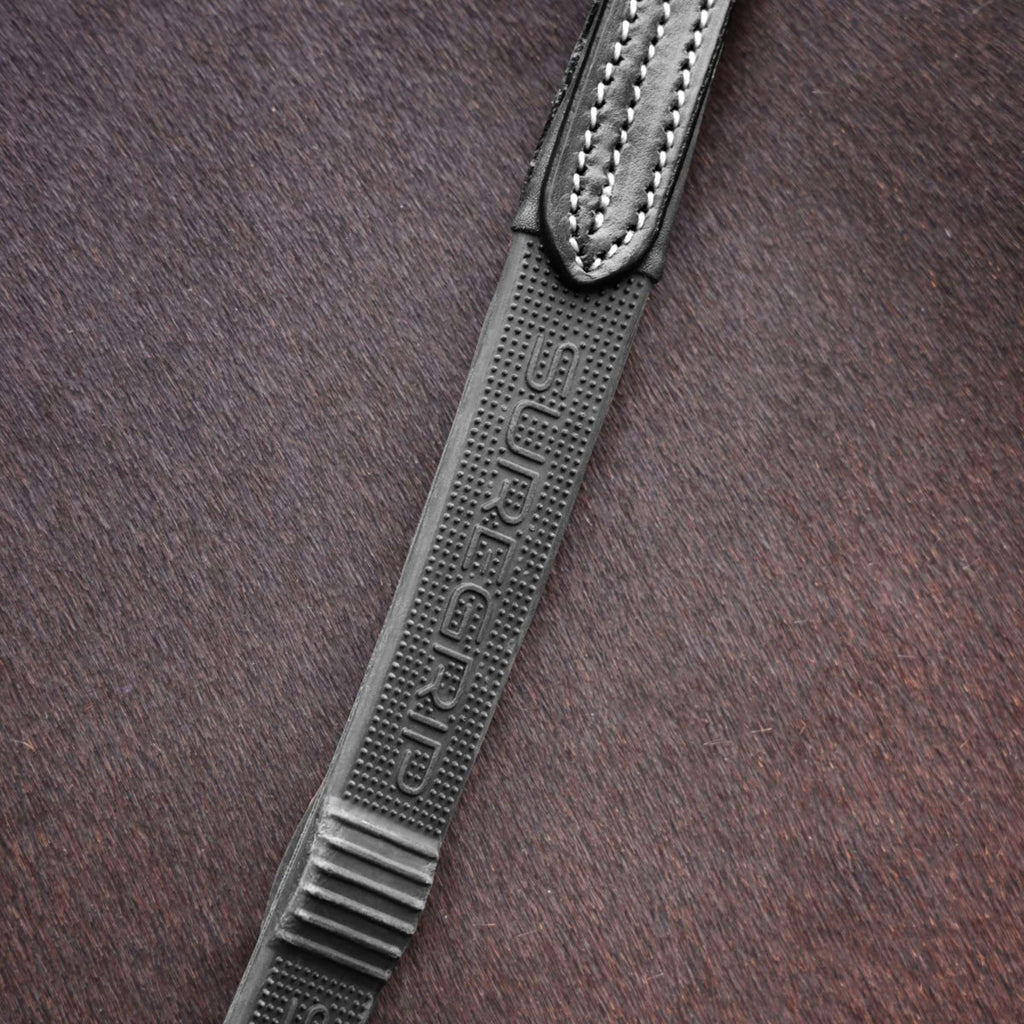 Velociti by Shires Rênes Lusso Elite Pro SureGrip Noir