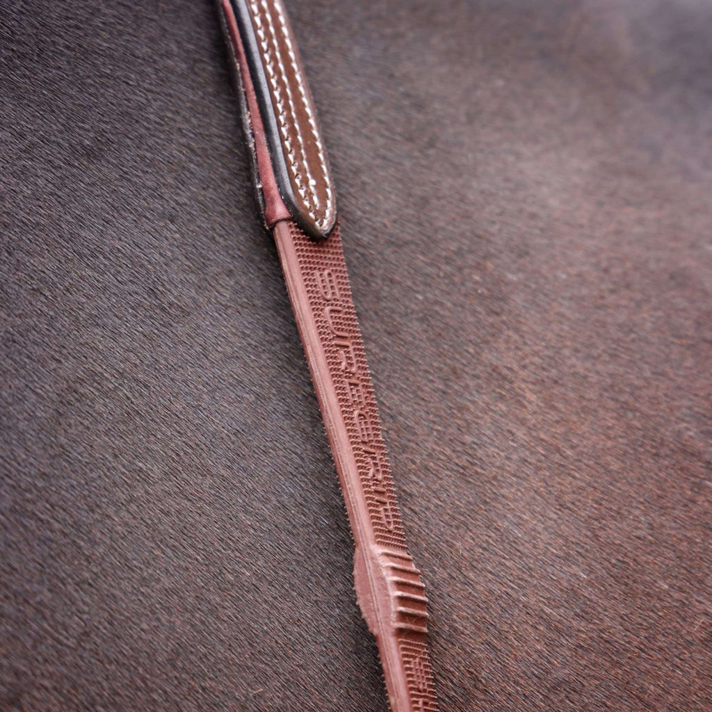 Velociti by Shires Rênes Lusso Elite Pro SureGrip Havane