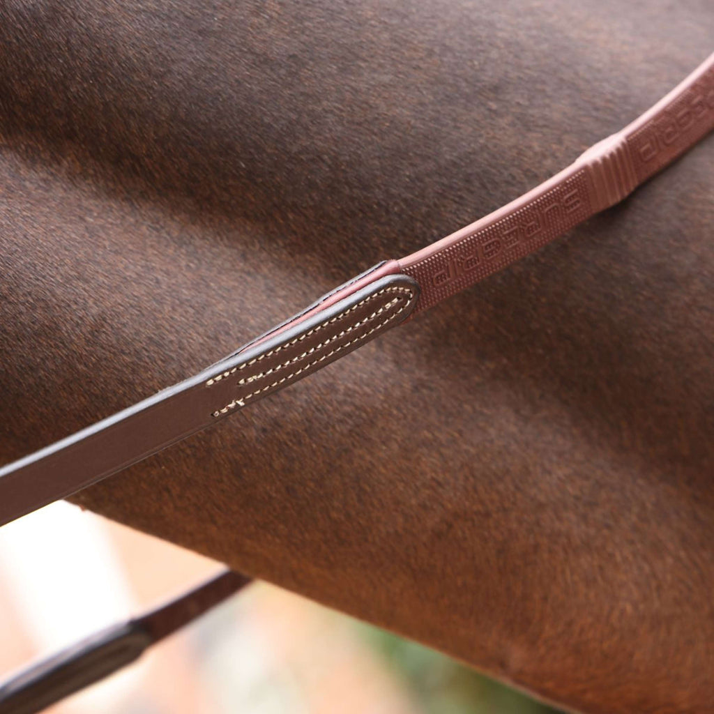 Velociti by Shires Rênes Lusso Elite Pro SureGrip Havane