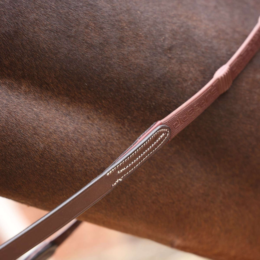 Velociti by Shires Rênes Lusso Elite Pro SureGrip Havane