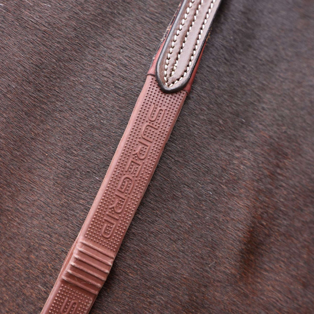 Velociti by Shires Rênes Lusso Elite Pro SureGrip Havane