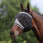 FlyGuard by Shires Masque Anti-Mouches Pro Fine Mesh sans Oreilles Jet