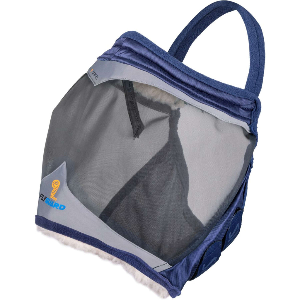 FlyGuard by Shires Masque Anti-Mouches Pro Fine Mesh sans Oreilles Marin