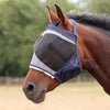 FlyGuard by Shires Masque Anti-Mouches Pro Fine Mesh sans Oreilles Marin