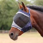 FlyGuard by Shires Masque Anti-Mouches Pro Fine Mesh sans Oreilles Marin
