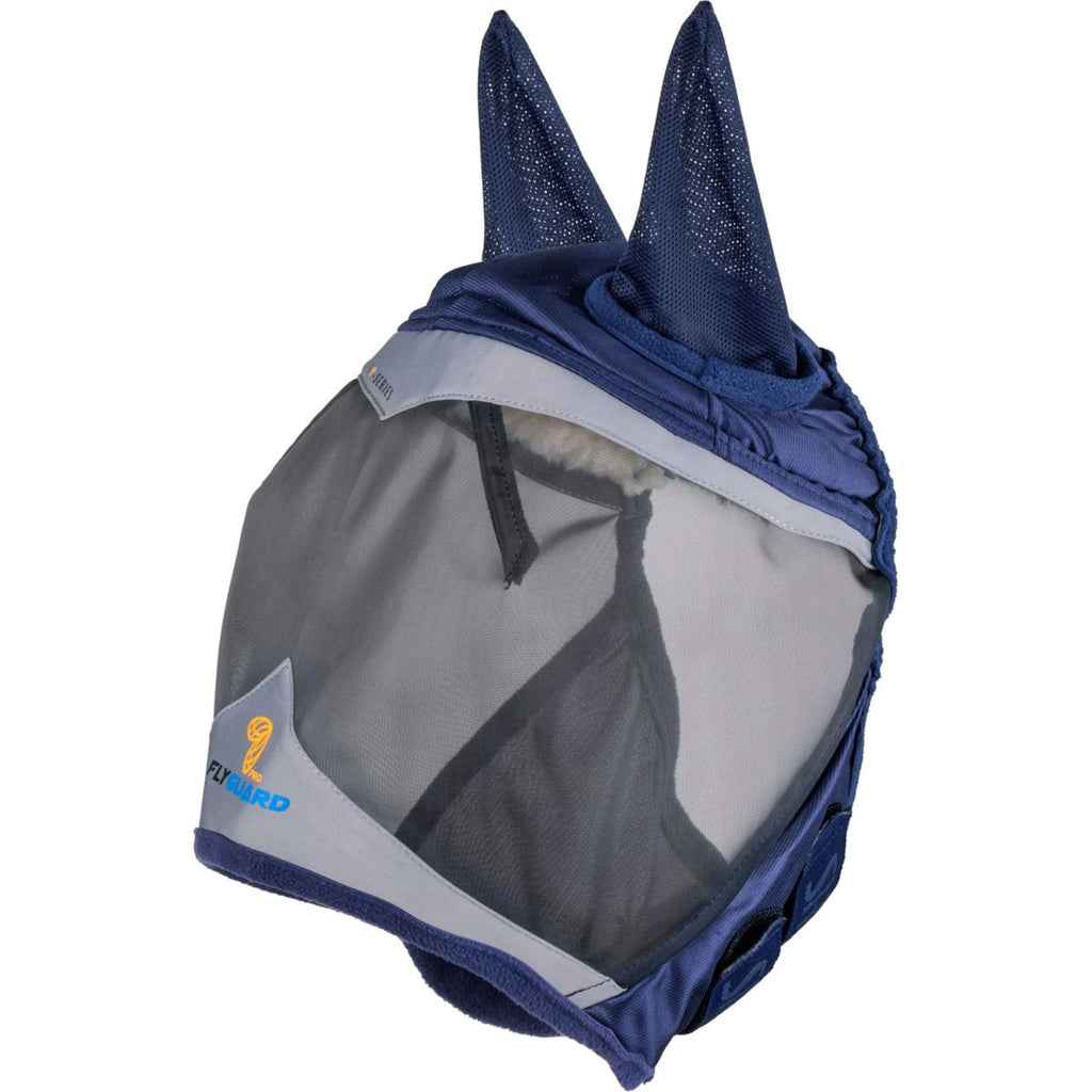 FlyGuard by Shires Masque Anti-Mouches Pro Fine Mesh avec Oreilles Marin
