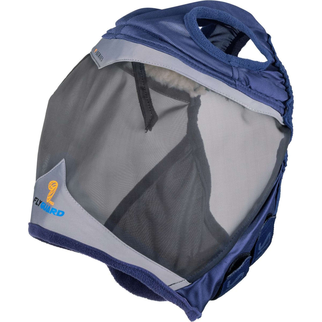 FlyGuard by Shires Masque Anti-Mouches Pro Fine Mesh avec Découpe D'oreille Marin