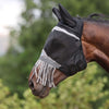 FlyGuard by Shires Masque Anti-Mouches Pro Fine Mesh avec Oreilles et Franges Jet