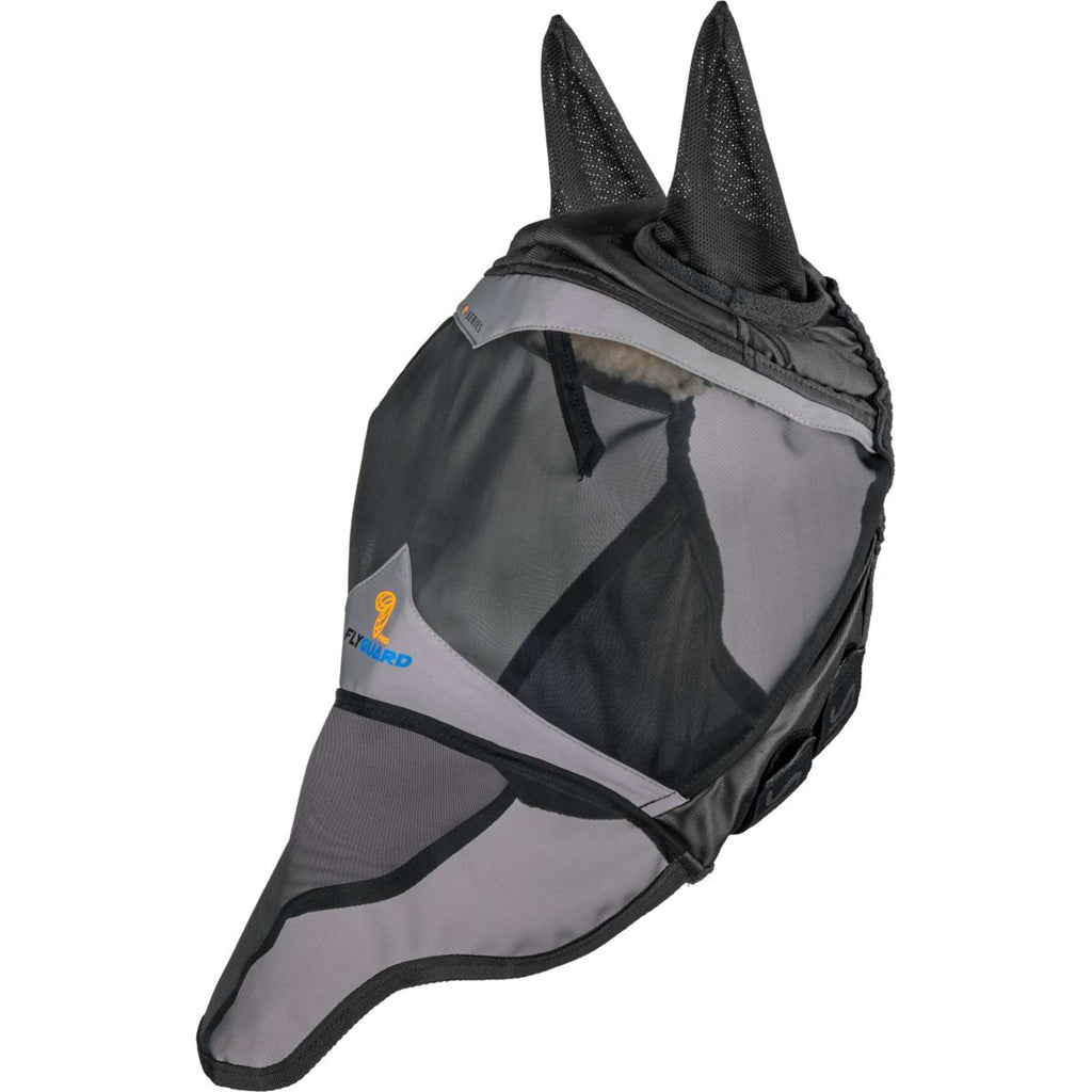 FlyGuard by Shires Masque Anti-Mouches Pro Fine Mesh avec Oreilles et Nez Jet
