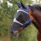 FlyGuard by Shires Masque Anti-Mouches Pro Fine Mesh avec Oreilles et Nez Marin