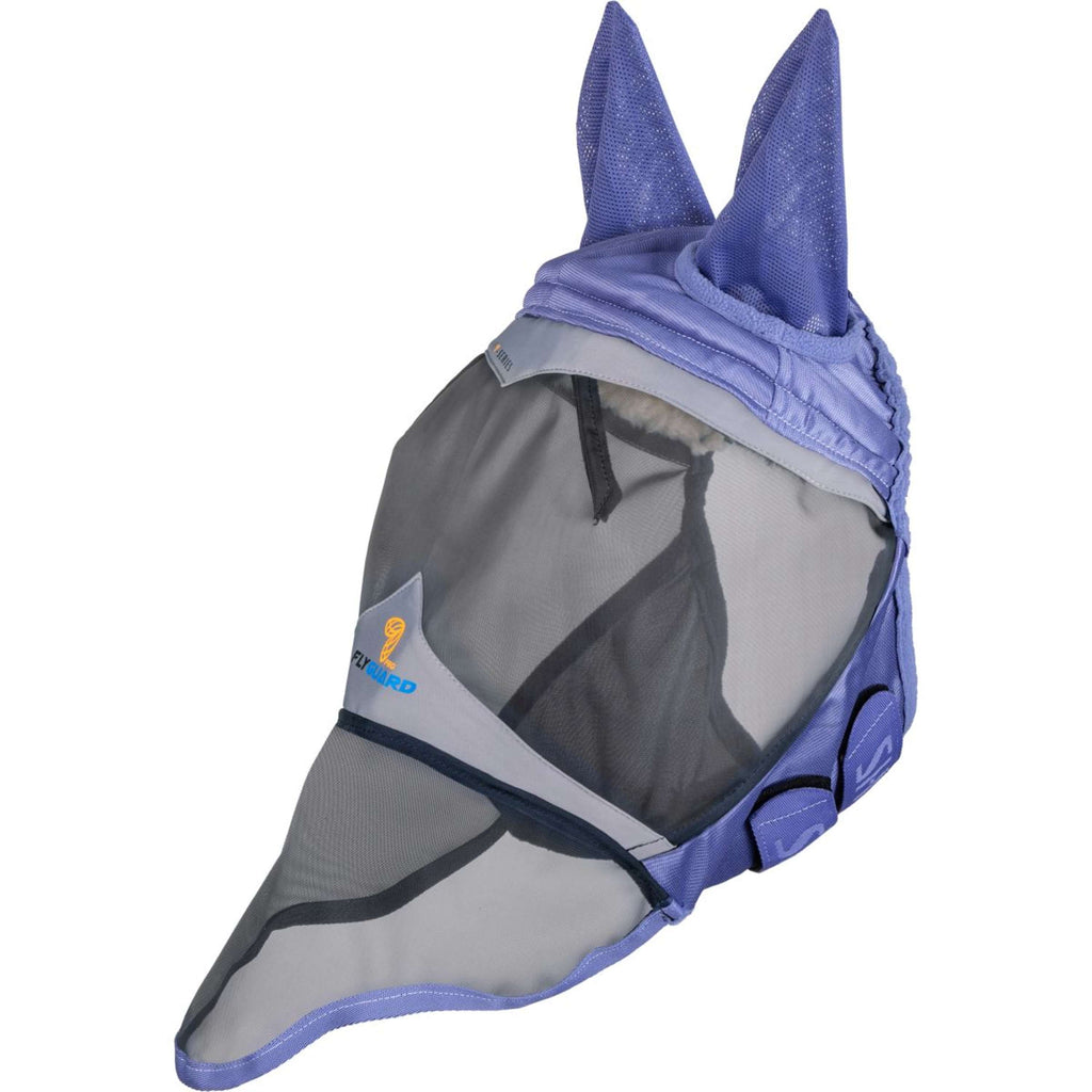 FlyGuard by Shires Masque Anti-Mouches Pro Fine Mesh avec Oreilles et Nez Sky