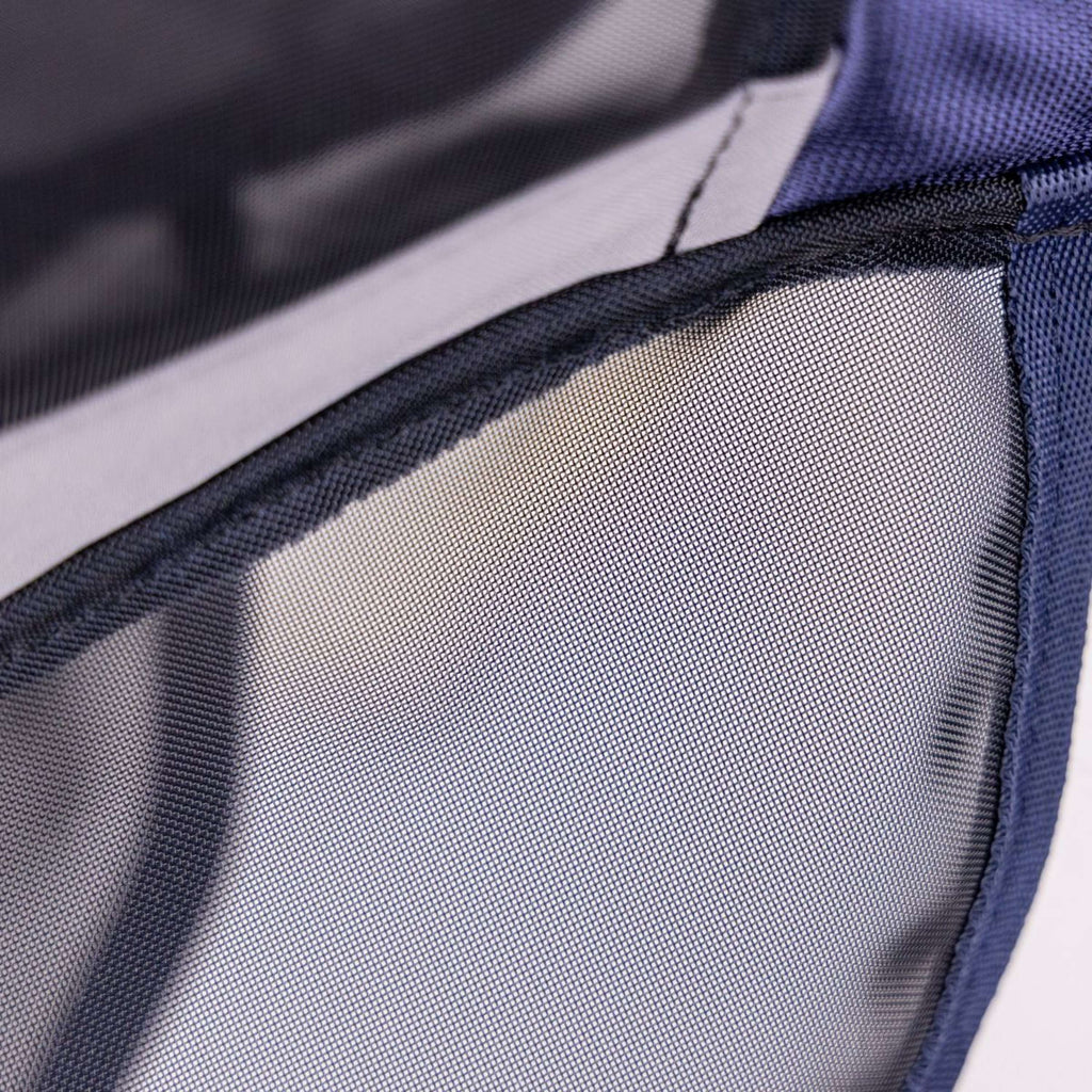 FlyGuard by Shires Masque Anti-Mouches Pro Fine Mesh met Ooruitsparing en Neusflap Marin