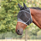 FlyGuard by Shires Masque Anti-Mouches Pro Air Motion avec Oreilles Gris foncé