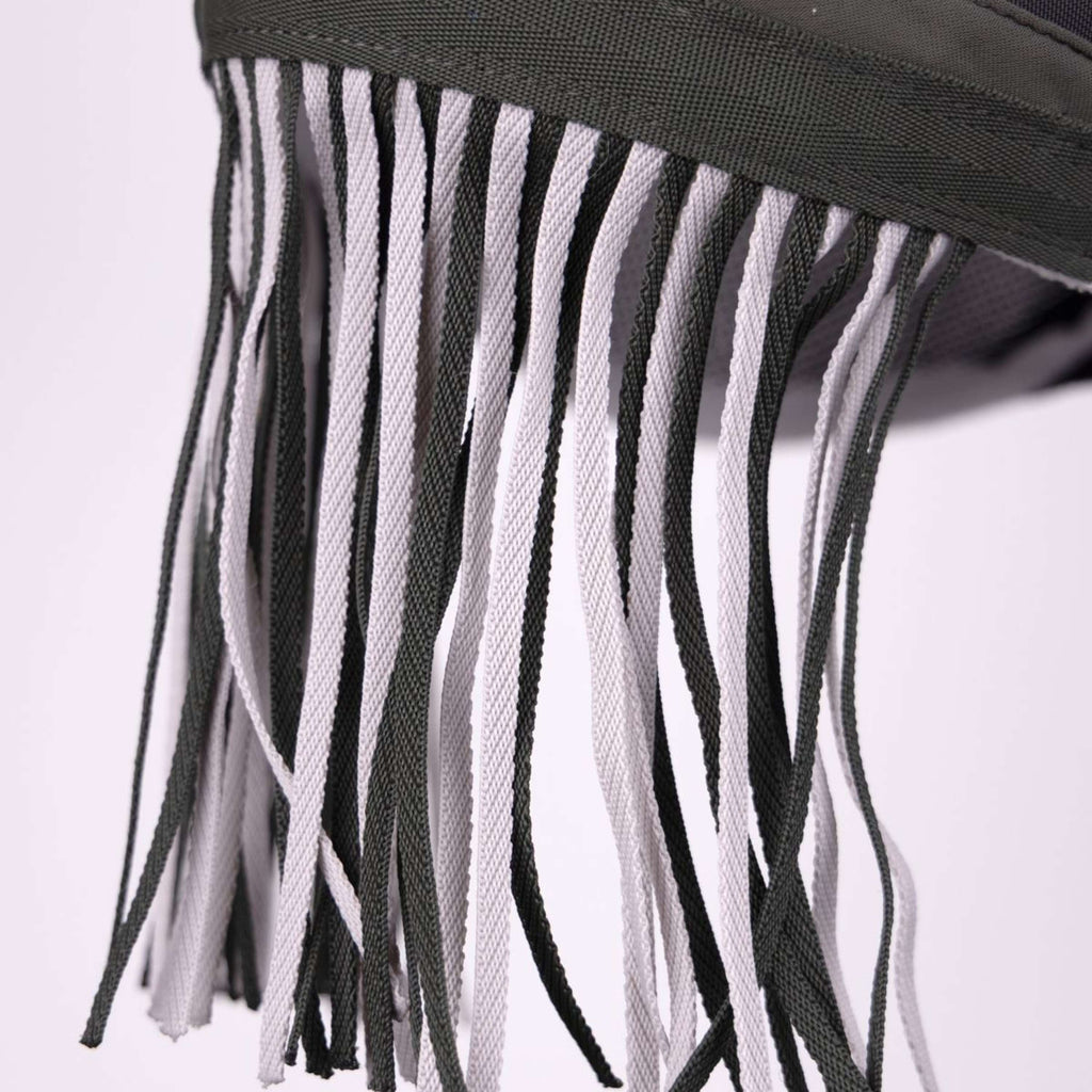 FlyGuard by Shires Masque Anti-Mouches Pro Air Motion avec Oreilles et Franges Khaki