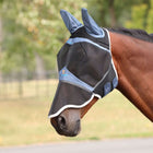 FlyGuard by Shires Masque Anti-Mouches Pro Air Motion avec Oreilles et Nez Deep Airforce Blue