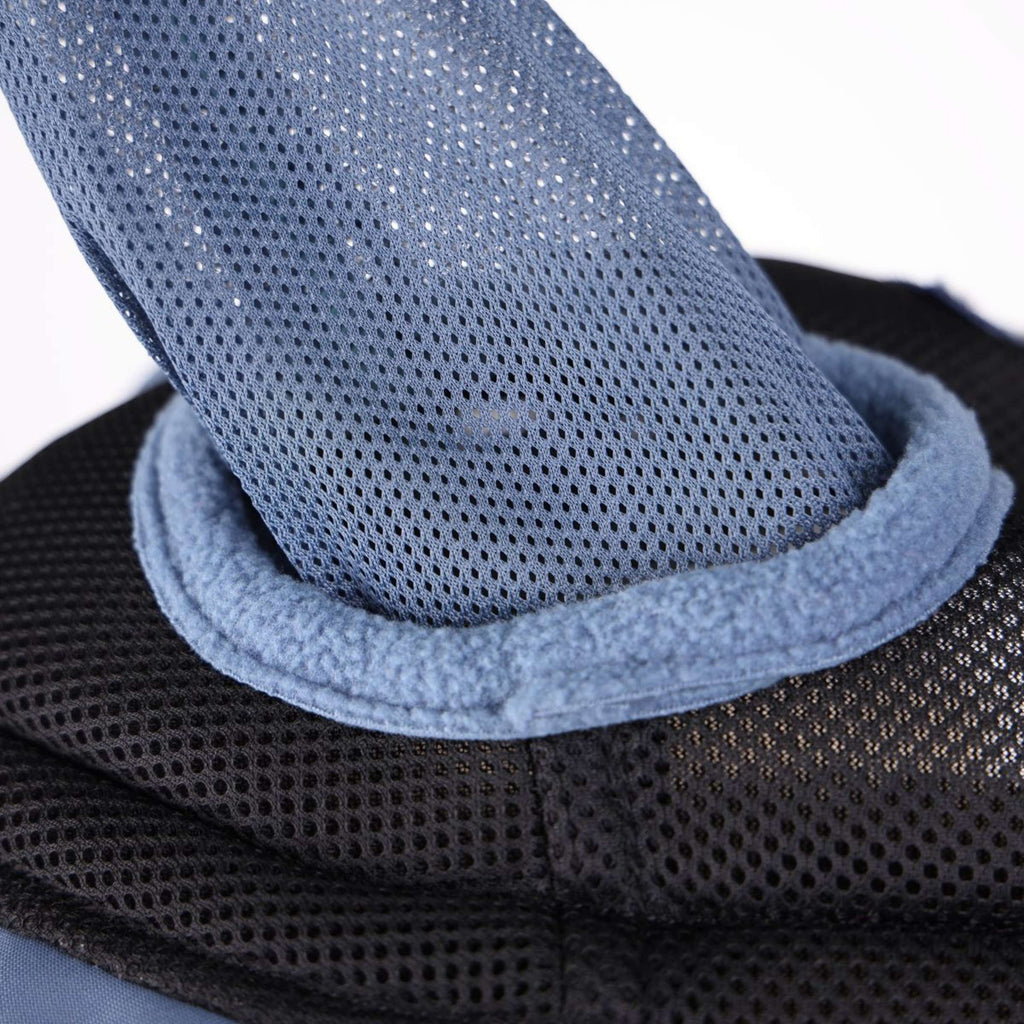 FlyGuard by Shires Masque Anti-Mouches Pro Air Motion avec Oreilles et Nez Deep Airforce Blue