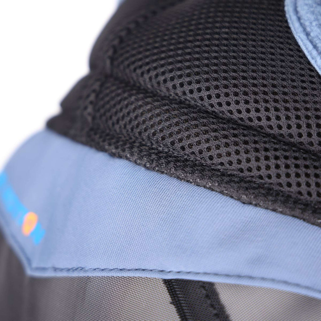 FlyGuard by Shires Masque Anti-Mouches Pro Air Motion avec Oreilles et Nez Deep Airforce Blue