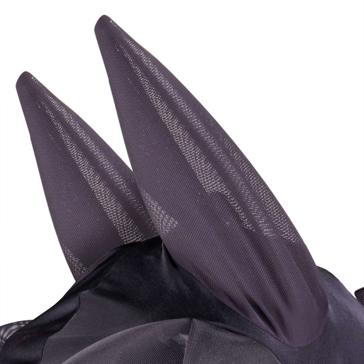 Shires Masque Anti-Mouches Stretch avec Nez Jet Black