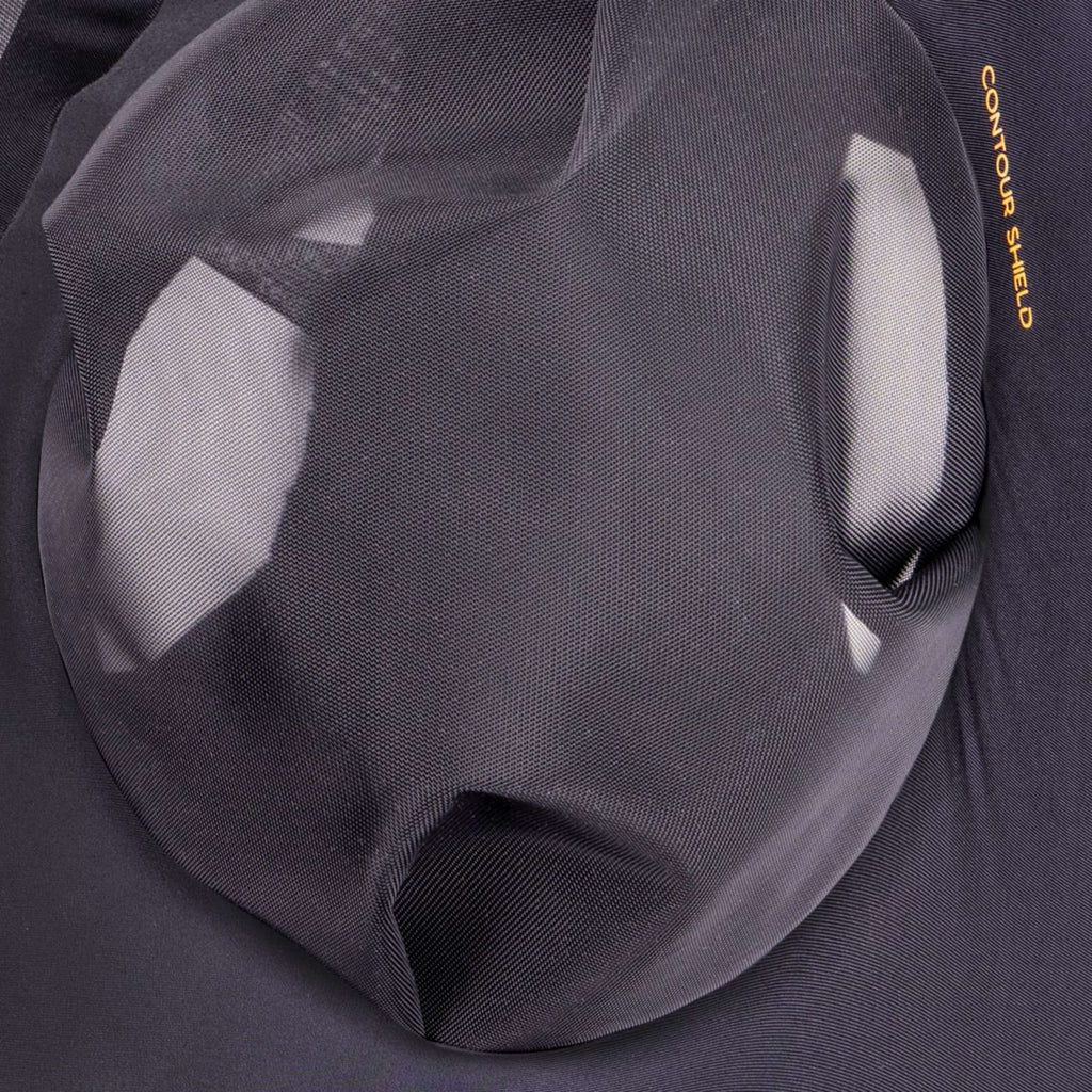 Shires Masque Anti-Mouches Stretch avec Nez Jet Black