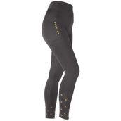 Aubrion by Shires Legging d'Équitation Porter Hiver Noir de jais