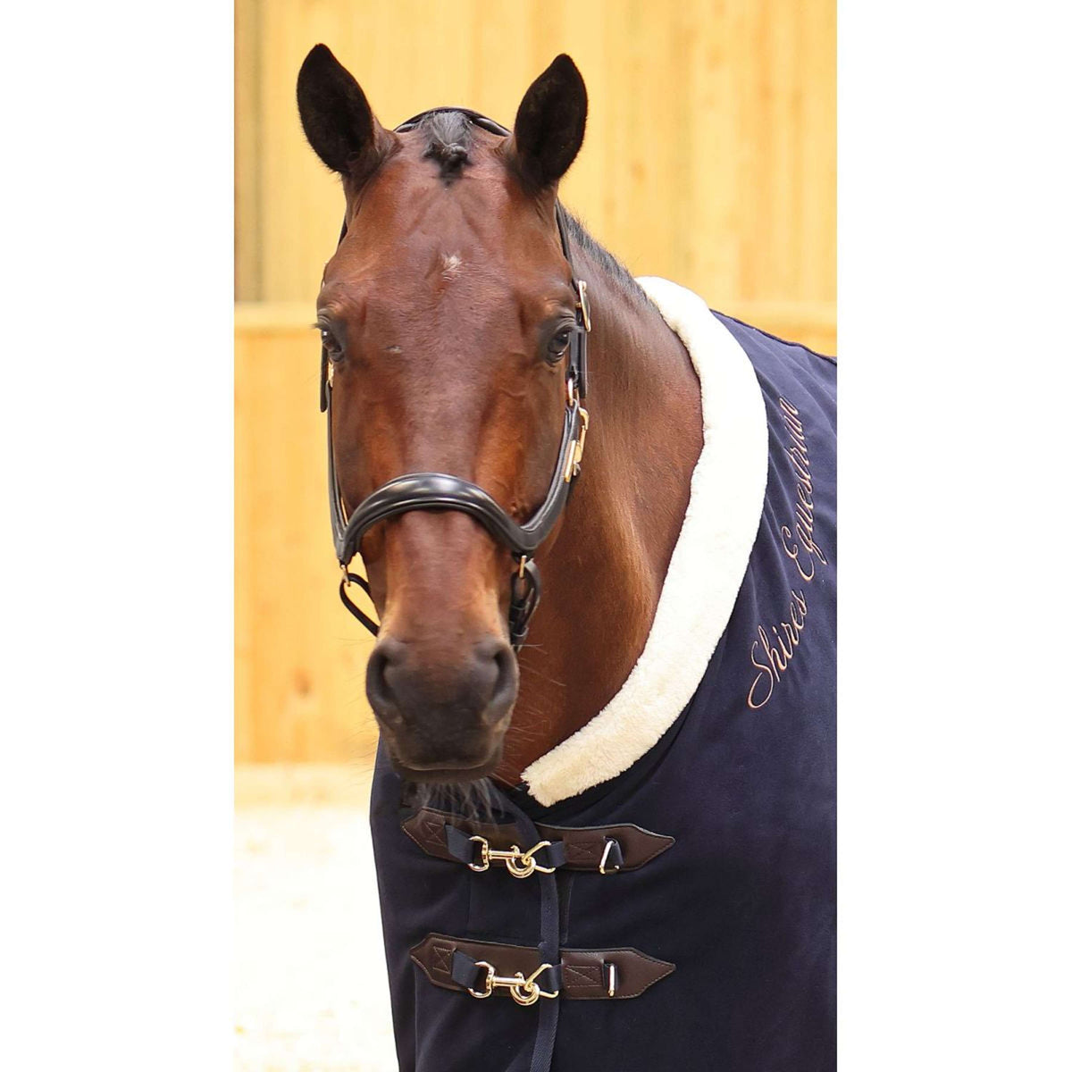 Shires Couverture Polaire Deluxe Marin