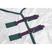 Highlander Plus Couverture Anti-Mouches Combo Blanc/Black Cherry