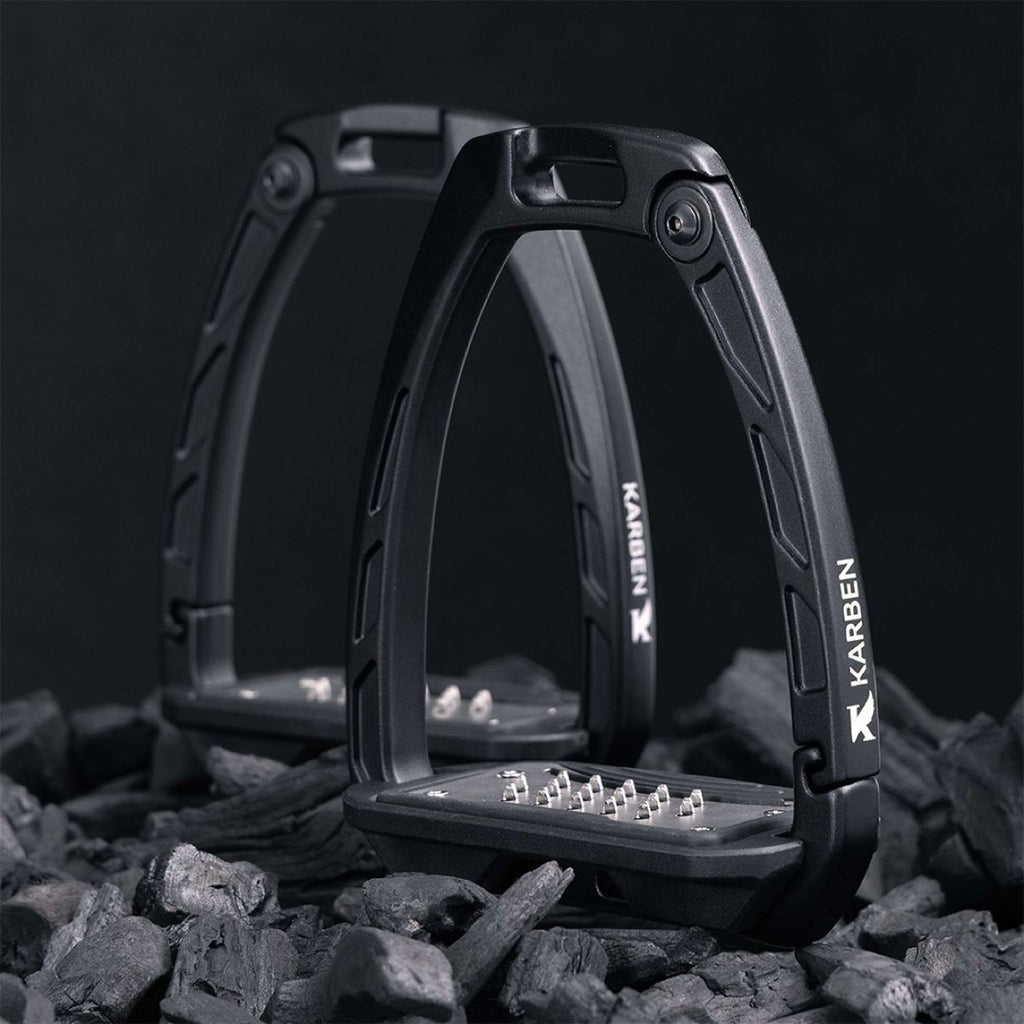 Karben by Shires Étrier Ultra Grip Noir
