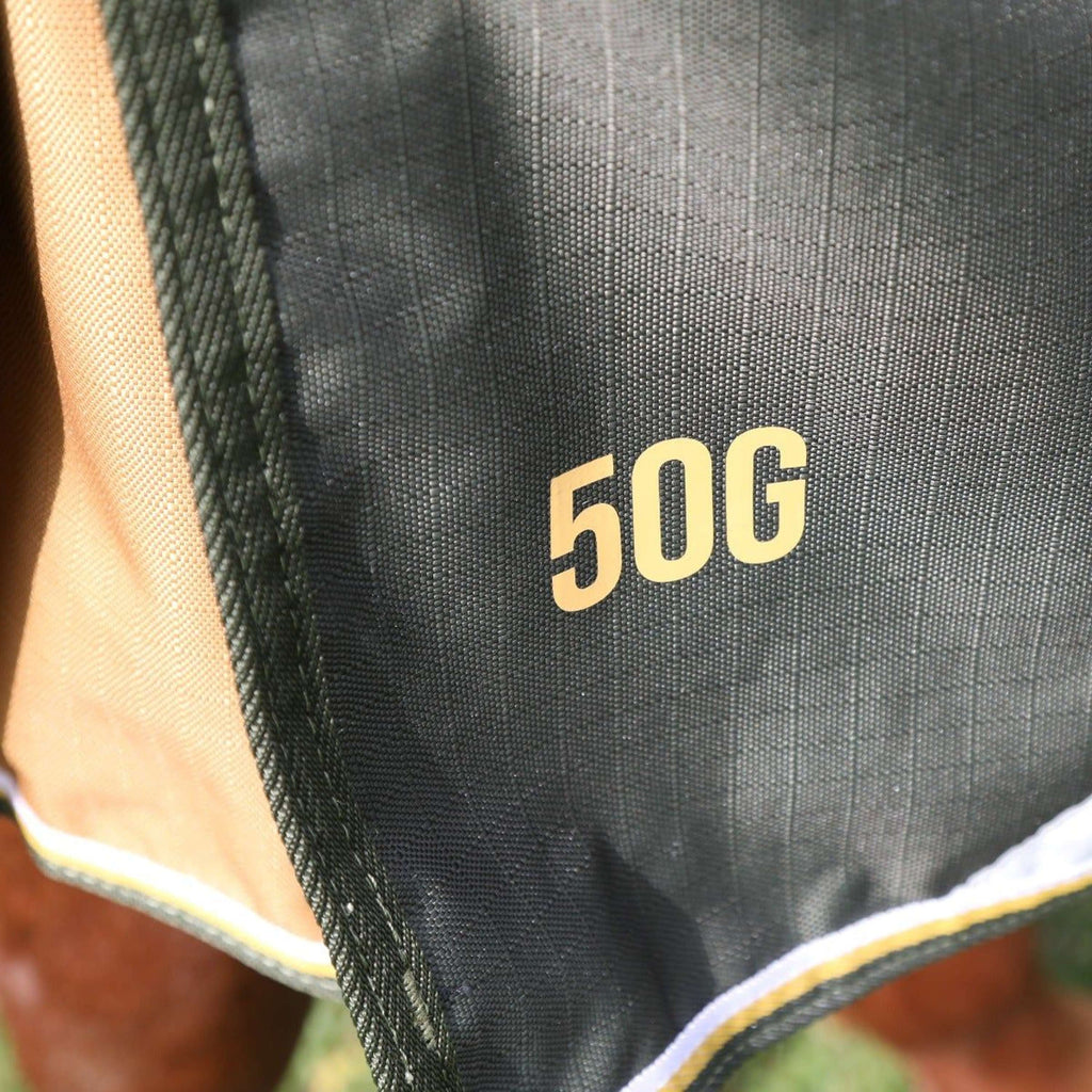 Highlander Plus by Shires Couverture Imperméable Turnout 50g Vert