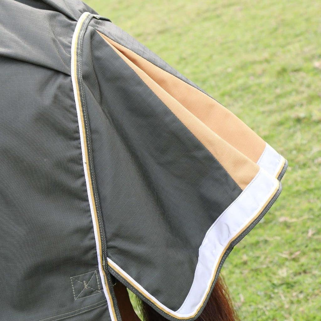 Highlander Plus by Shires Couverture Imperméable Turnout 50g Vert