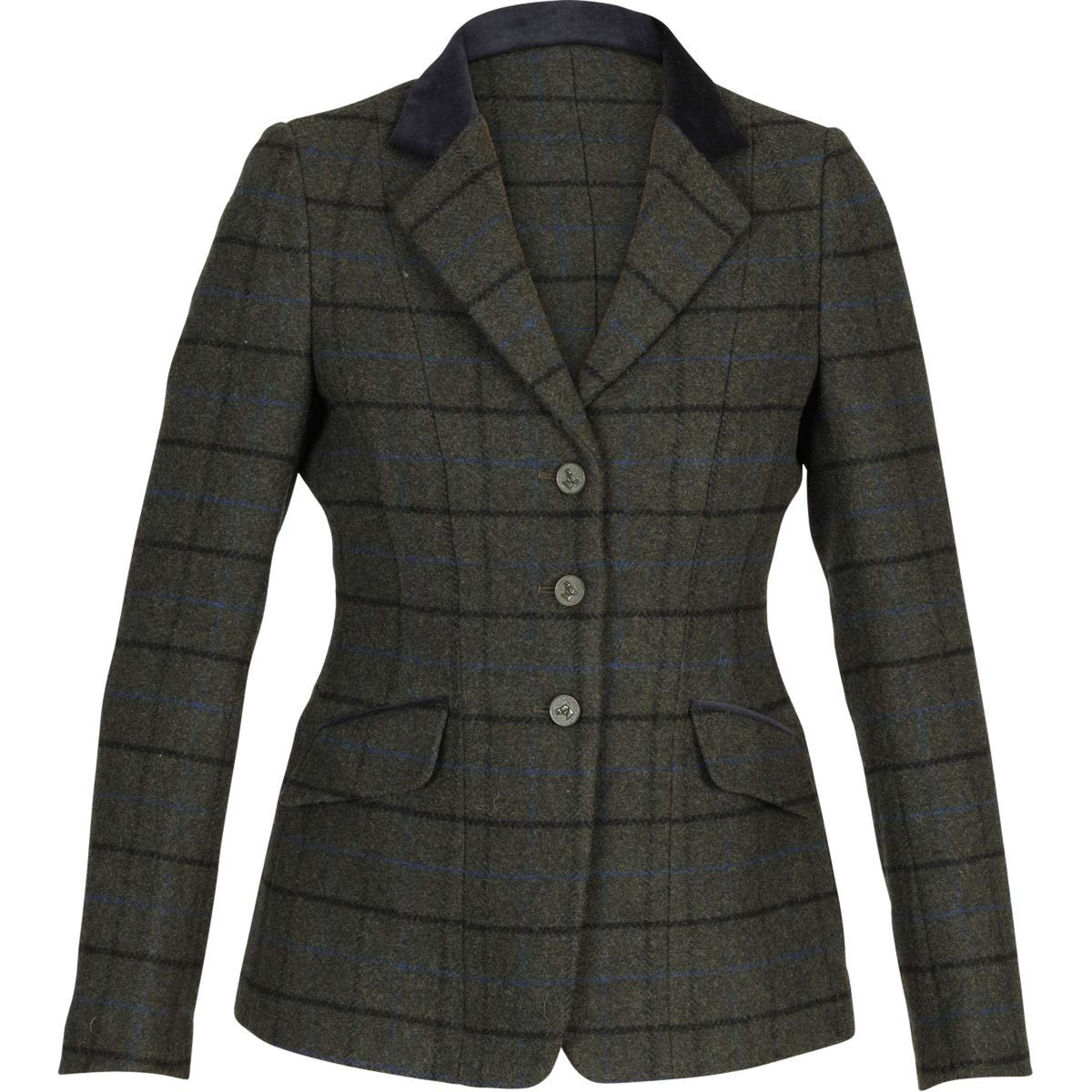 Aubrion by Shires Veste de Concours Saratoga Vert foncé Check