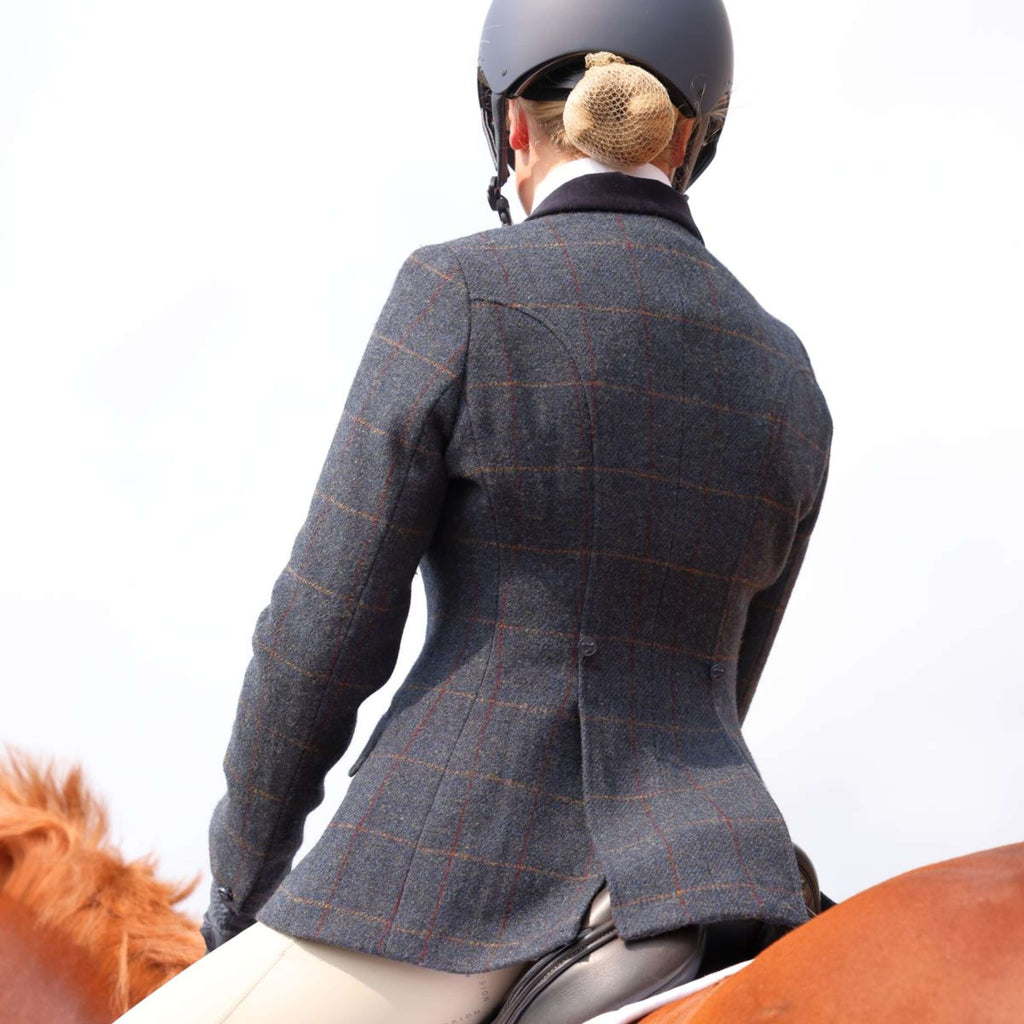 Aubrion by Shires Veste de Concours Saratoga Juniper Navy Check