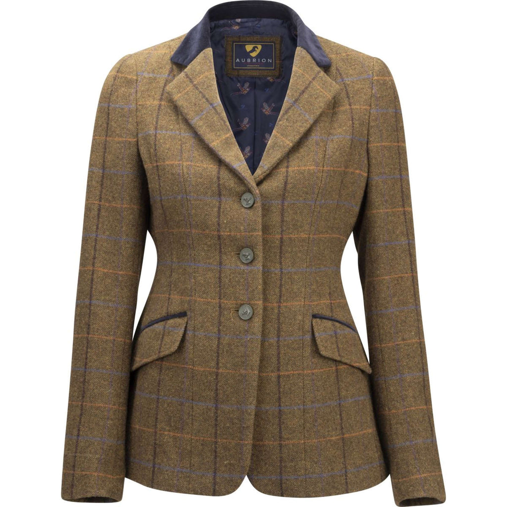Aubrion by Shires Veste de Concours Saratoga Chêne Brun Check