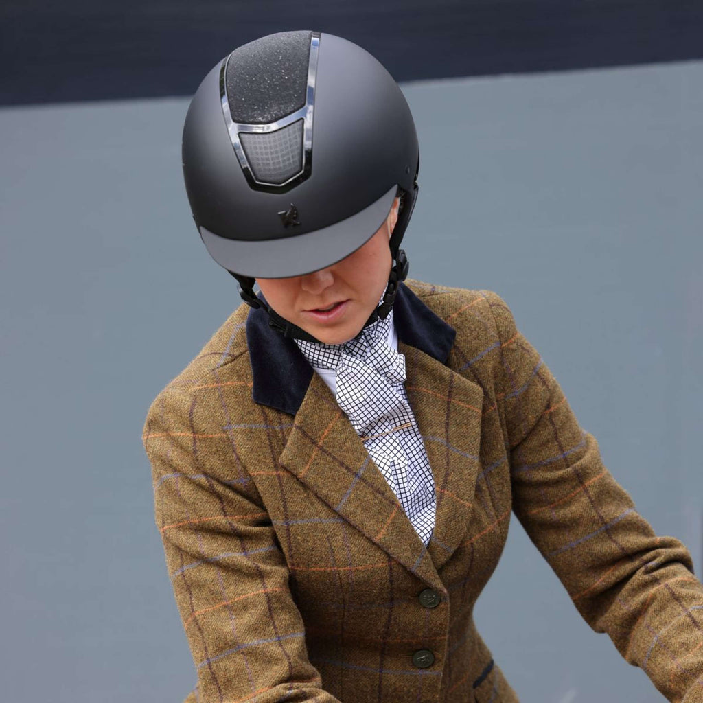 Aubrion by Shires Veste de Concours Saratoga Chêne Brun Check